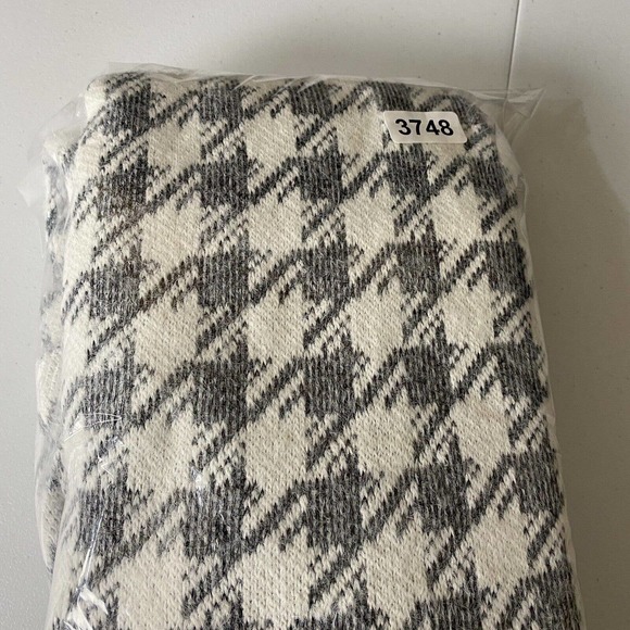 Melloday Women’s NWT Brushed Houndstooth Long Open Cardigan Sweater Size 2X. - Picture 12 of 12